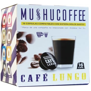 MushuCoffee Lungo Dolce Gusto 16 Cápsulas