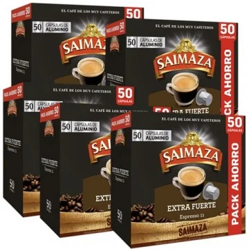 Café Saimaza Extra Fuerte en Cápsulas (5x50)