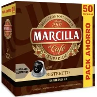 Marcilla 50 Cápsulas Ristretto para Nespresso