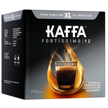 Kaffa Fortissimo x 30| Cápsulas Dolce Gusto – Intensidad 12