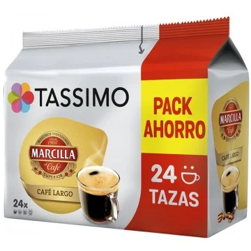 Marcilla Café Largo - 24 Cápsulas para Tassimo