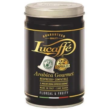 Lucaffè Mr. Exclusive – 22 Cápsulas Nespresso® Compostables