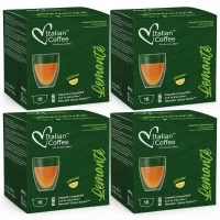 Pack de cápsulas de té limón Italian Coffee compatibles con Dolce Gusto