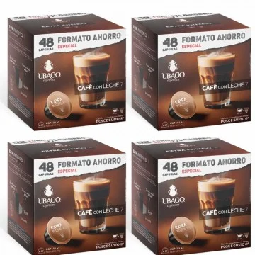 Café con Leche UBAGO 192 Cápsulas Dolce Gusto®