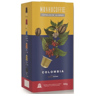 20 Cápsulas Nespresso Colombia MushuCoffee