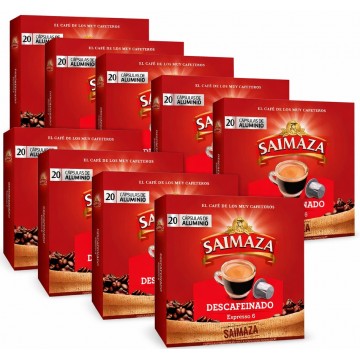 Saimaza Descafeinado Pack 200 Cápsulas Aluminio