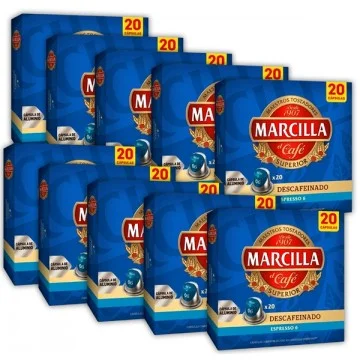 Marcilla Descafeinado Nespresso (200 ud)