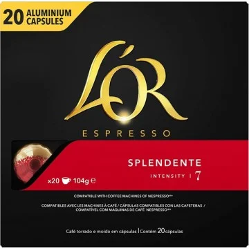 L`Or Espresso Splendente 20 Cápsulas Aluminio