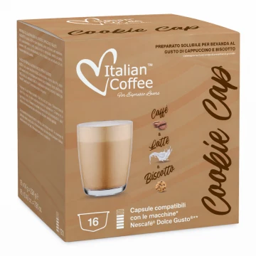 16 Capuchinos Dolce Gusto Sabor a Galletas