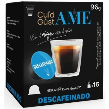 Descafeinado Dolce Gusto Cuidame Gustame 16 Cápsulas