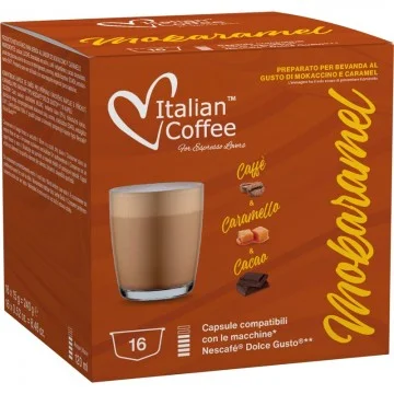 Dolce Gusto Café Leche Chocolate Caramelo 16 Ud