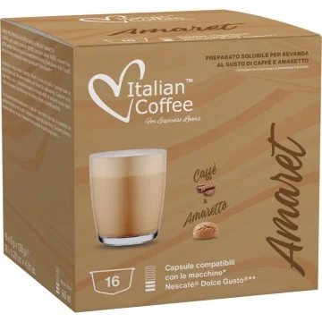 Amaretto 16 Capsulas para Dolce Gusto