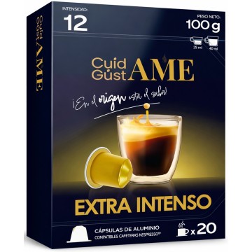 20 Capsulas Cuidame Extra Intenso para Nespreso
