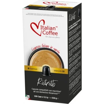100 Capsulas Ristretto Nespresso Compatibles