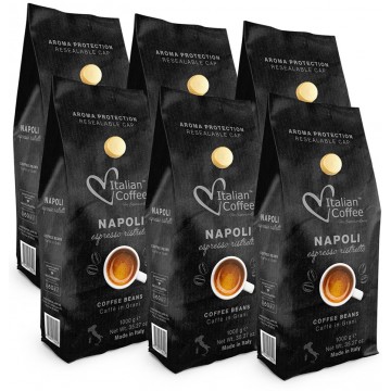 Italian Coffee Napoli Ristretto – Pack 6 kg | 100% Robusta