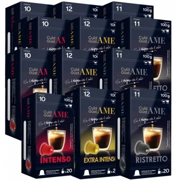 Degustación · 240 Cápsulas Aluminio Nespresso® cuidAME gustAME