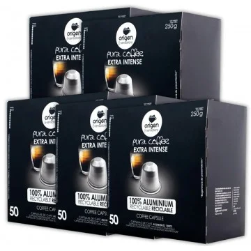 Pack 250 Cápsulas Extra Intenso Aluminio Nespresso