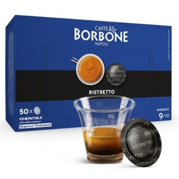 50 Cápsulas Ristretto Nespresso Pro Borbone