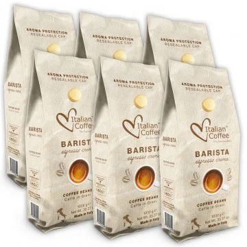 Pack 6 kg Café en Grano Barista Crema – Italian Coffee