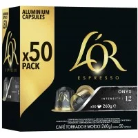 Cápsulas L`Or Espresso Onyx 50 Cápsulas Aluminio