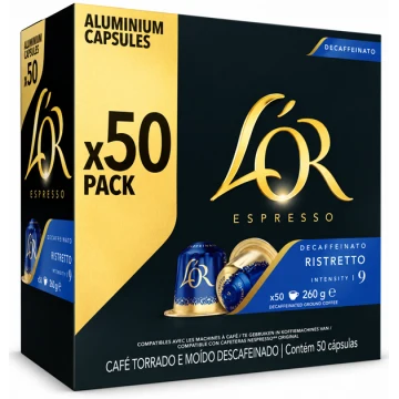 50 Capsulas LOR Ristretto Descafeinado